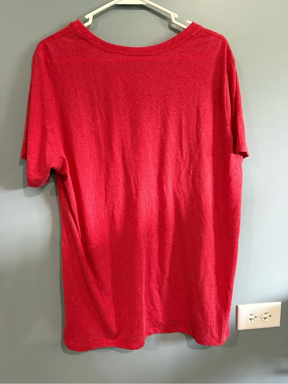 Holiday Time Women's Merry Christmas T-Shirt XL (16-18) Red Plaid Trees